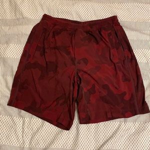 Men’s Lululemon Red Camo Shorts